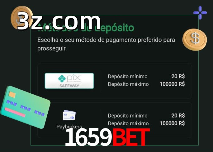 O cassino 1659betbet oferece uma grande variedade de métodos de pagamento